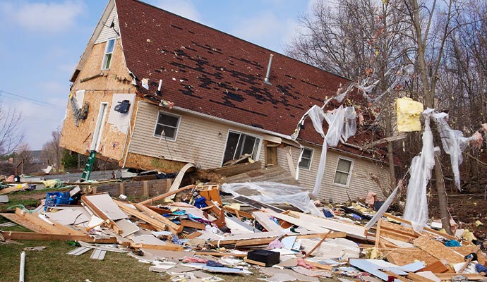 Disaster damage property