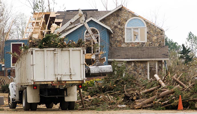 Restoring disaster damaged property 