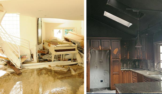 water and fire damage restoration